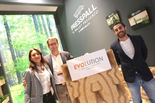 Cuneesi a Ecomondo: alla fiera di Rimini l’innovativo "Presspall" di Corno Pallets