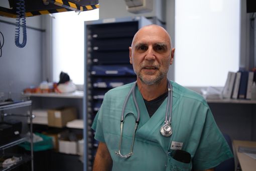 Il dottor Giuseppe Lauria, primario della Medicina d'Urgenza ed Emergenza Il dottor Giuseppe Lauria, primario della Medicina d'Urgenza ed Emergenza