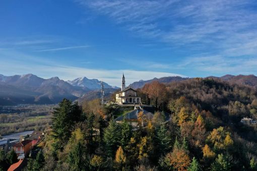 Borgo San Dalmazzo, taglio vegetazione all'anfiteatro di Monserrato