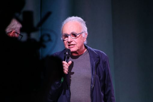 Angelo Gaja intervistato da Andrea Malaguti ospite dell'assemblea di Confindustria Cuneo