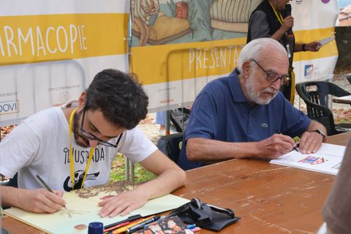Un momento della passata edizione con Marco Tomatis e Francesco Tullio Altan