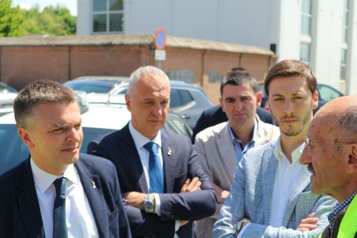 Al centro Giorgio Maria Bergesio e Flavio Gastaldi