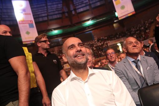 Pep Guardiola superstar per i "Dialoghi sul talento" della Fondazione Crc [FOTO E VIDEO]