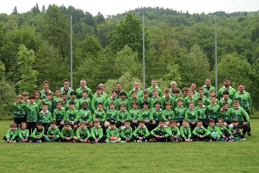 Foto di gruppo per le formazioni del settore giovanile