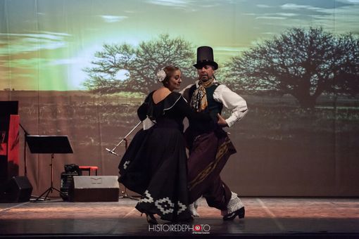 Oscar Gauna (Associazione Tango de Buenos Aires asd) e Cecilia Diaz (Associazione Somos Tango asd)