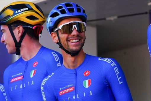 Sobrero con la maglia della Nazionale (foto profilo instagram Matteo Sobrero)