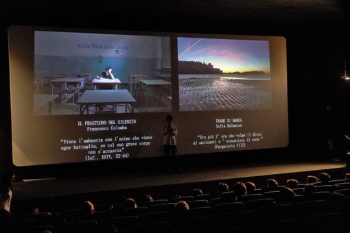 La proiezione del corto "Matta bestialità" alla Multisala Italia La proiezione del corto "Matta bestialità" alla Multisala Italia
