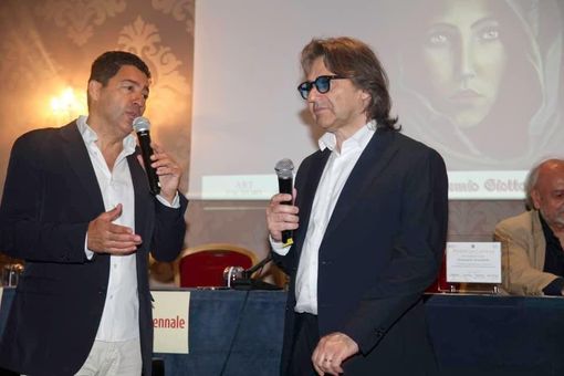 Riccardo Testa con Salvo Nugnes alla Pro Biennale di Venezia