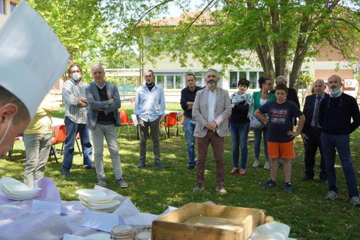 I sindaci delle valli Mongia, Cevetta e Langa Cebana a pranzo dagli studenti del CFPcemon