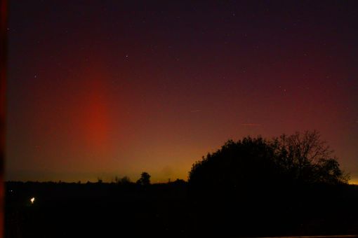 L'aurora boreale vista da Savigliano (Foto: Roberto Bonamico)