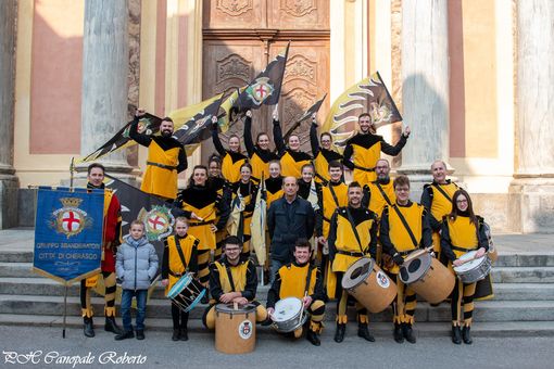 Gi sbandieratori di Cherasco - Foto di Roberto Canopale