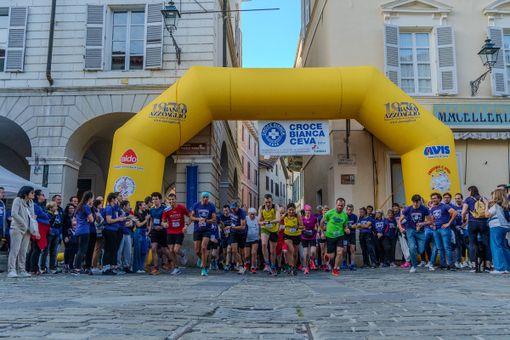 Oltre 250 persone a Ceva per "Correndo con la Croce Bianca"