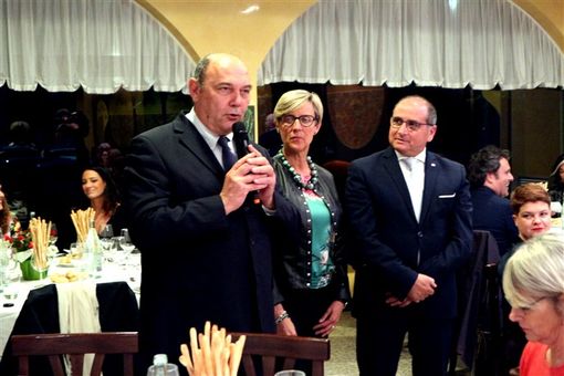 Alcuni momenti e gli speciali piatti serviti durante la serata al ristorante Roma