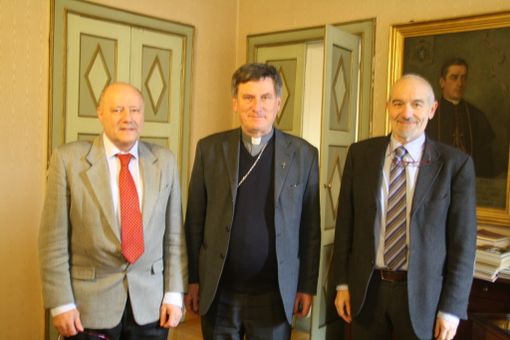 Cuneo, Magni e Bedogni hanno incontrano il Vescovo