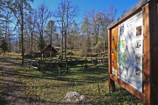 Nella foto di G. Bernardi, il sito archeodidattico Roccarina Nella foto di G. Bernardi, il sito archeodidattico Roccarina
