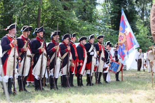 Il reggimento "La Marina" di Nucetto a Cafasse per la rievocazione degli eventi storici del 1797 Il reggimento "La Marina" di Nucetto a Cafasse per la rievocazione degli eventi storici del 1797