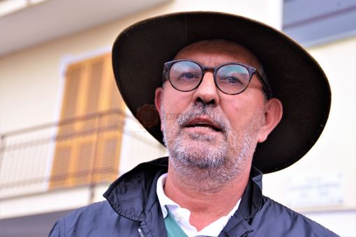 Il sindaco di Martiniana Po, Valderico Berardo Il sindaco di Martiniana Po, Valderico Berardo