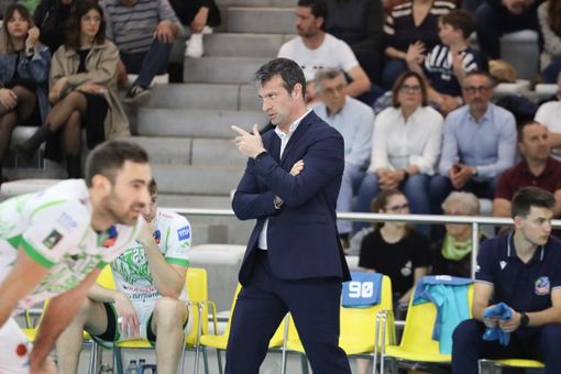 Matteo Battocchio durante la partita di Porto Viro (Foto: Delta Group) Matteo Battocchio durante la partita di Porto Viro (Foto: Delta Group)
