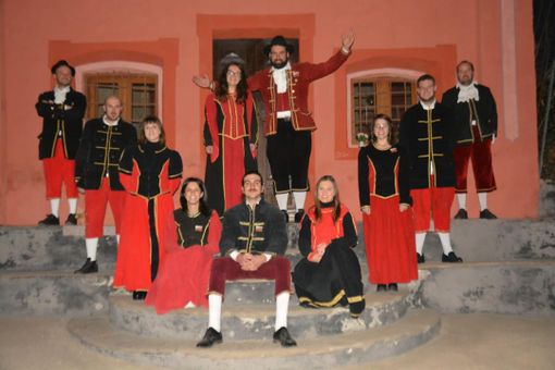 Il gruppo delle maschere carnevalesche 2022 di Rifreddo