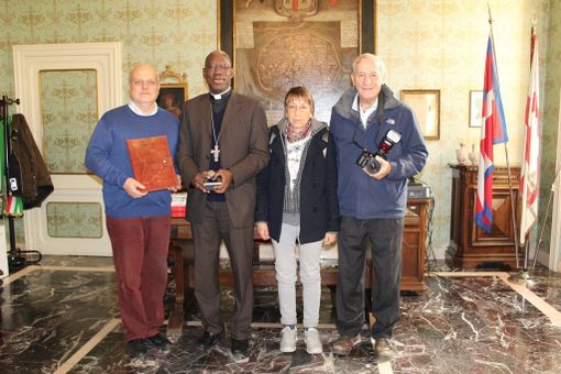 Alba: il Sindaco Maurizio Marello ha incontrato  il Vescovo della diocesi di Ouahigouya monsignor Justin Kientega