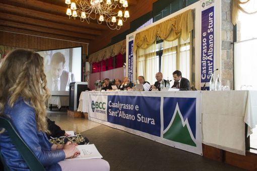 Assemblea della Bcc di Casalgrasso e Sant'Albano Stura a Caramagna Piemonte per l'approvazione del bilancio 2018
