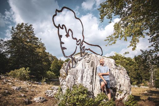 Nel Parco Nazionale d'Abruzzo, Lazio e Molise l'installazione dell'albese Valerio Berruti