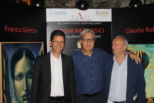 Franco Giletta, Vittorio Sgarbi, Claudio Rolfi