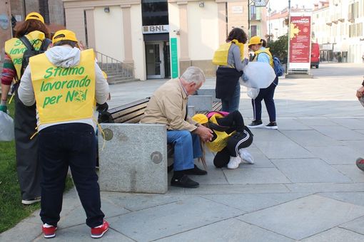 Saluzzo, l'azione di pulizia dei Consiglieri del CCR