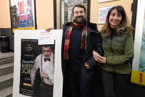 Al cinema Impero di Bra proiezione del film “Permette? Alberto Sordi” con ospite Paolo Giangrasso