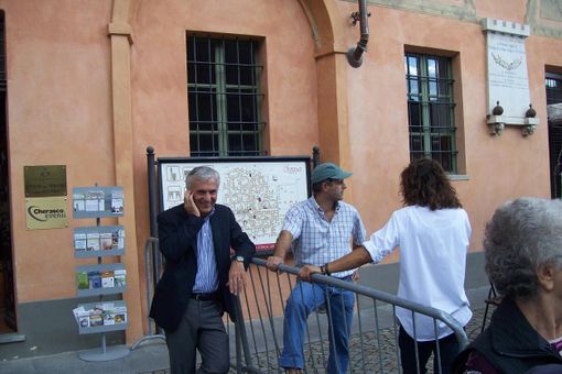 Il sindaco di Cherasco Claudio Bogetti