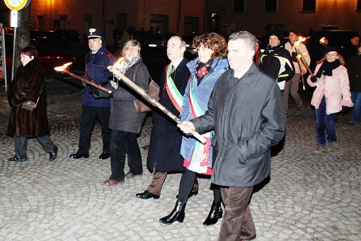La tradizionale fiaccolata del primo dell'anno a Boves