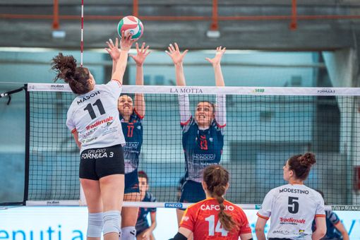 Una immagine del match (foto sito legavolleyfemminile) Una immagine del match (foto sito legavolleyfemminile)