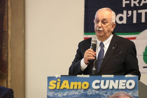 Franco Civallero candidato civico per il centrodestra a Cuneo: "Metto la mia esperienza e la mia storia al servizio della città" [GALLERY E VIDEO]