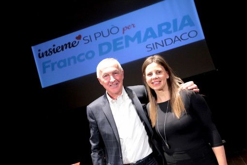 Franco Demaria con Francesca Neberti Franco Demaria con Francesca Neberti
