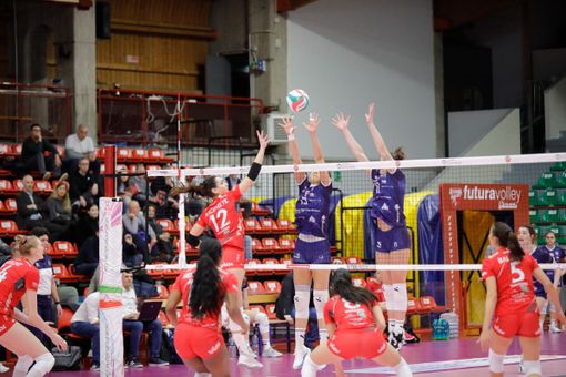 Una immagine del match (foto Ufficio Stampa Futura Busto Arsizio)