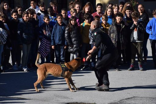 Caserme aperte: oltre 100 studenti hanno visitato la sede provinciale delle Fiamme Gialle Caserme aperte: oltre 100 studenti hanno visitato la sede provinciale delle Fiamme Gialle