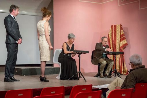 Saluzzo, prove generali di “Goodbye Clown” con il regista Cantamutto . Foto dello studio Immagine Saluzzo- Fotografo Davide Tolis. Saluzzo, prove generali di “Goodbye Clown” con il regista Cantamutto . Foto dello studio Immagine Saluzzo- Fotografo Davide Tolis.