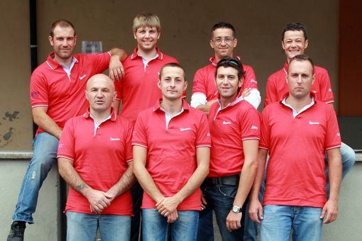 Il direttivo 2012 del Vespa Club "I Vespazzi del Monviso"