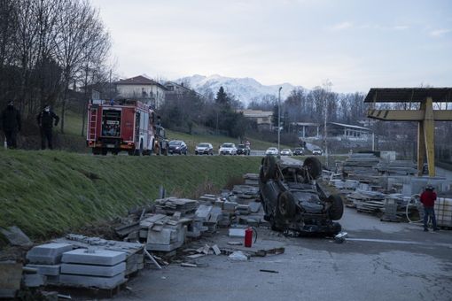 Incidente a Roata Rossi, coinvolto un mezzo della Croce Rossa di Manta