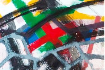 La cartolina di invito alla mostra braidese del pittore Cesare Botto