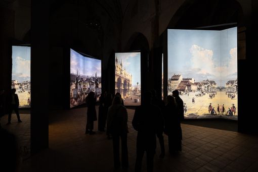 Gli alunni della scuola dell'infanzia di Torre in gita a Cuneo per la mostra di Canaletto, Van Vittel e Bellotto Gli alunni della scuola dell'infanzia di Torre in gita a Cuneo per la mostra di Canaletto, Van Vittel e Bellotto