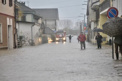 L'alluvione a Cardè, foto Targataocn L'alluvione a Cardè, foto Targataocn