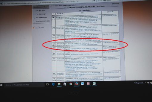 All’albo pretorio online di Crissolo c’è già una delibera del Consiglio Comunale di giovedì 21 aprile prossimo