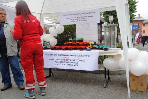 Il gazebo della Croce Rossa alla recente Rassegna" di Paesana ha centrato l'obiettivo