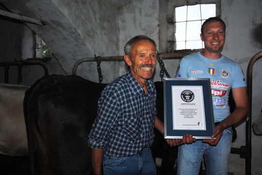 Paschetta a caccia del quarto Guiness World record Paschetta a caccia del quarto Guiness World record