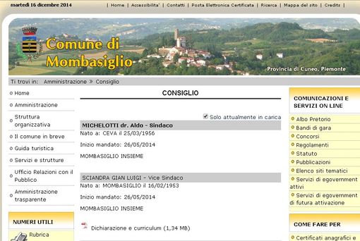 Mombasiglio: curriculum autarchico, ma non per tutti