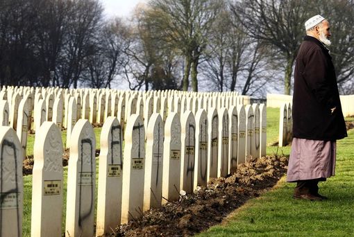 Immagine di repertorio di un cimitero islamico