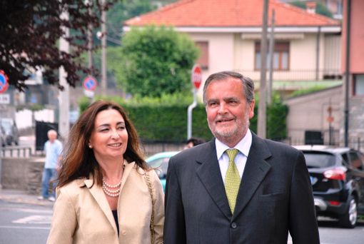 Gianna Ganca e Roberto Calderoli Gianna Ganca e Roberto Calderoli