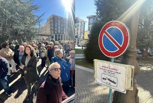 L'iniziativa per salvare i cedri di piazza Europa della scorsa settimana e i divieti di sosta collocati nell'area