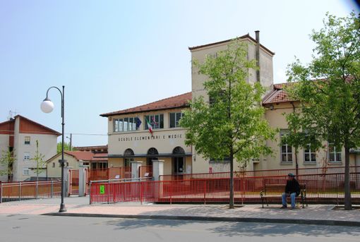 Le scuole di Sanfront, in corso Marconi, dove avrà sede la Dirigenza del nuovo Istituto Comprensivo